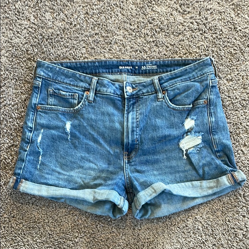Old Navy Women's Blue Denim Shorts